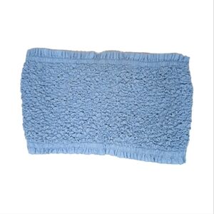 Temptation Positano Bandeau Women Tube Top Small La Gomera Blue made in Italy